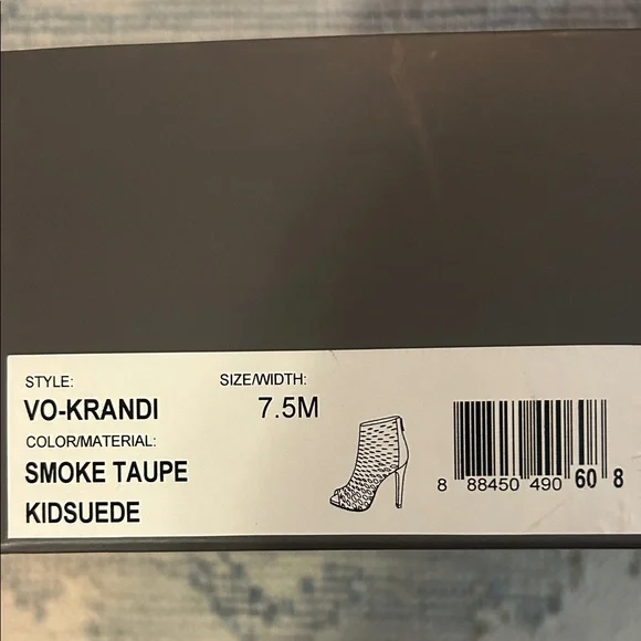 Vince Camuto Smoke Taupe Kidsuede Ankle Booties - Picture 6 of 10